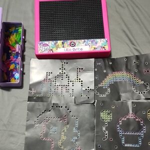 My Little Pony Lite-Brite Set - Pink and Black